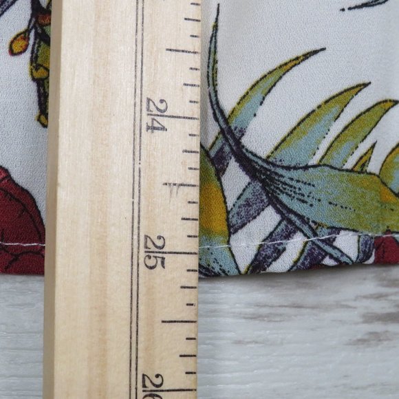 Cure* Women's Smock Top Turtle Neck Keyhole Back Long Sleeve Curved Hem~ Size XL - Picture 7 of 8